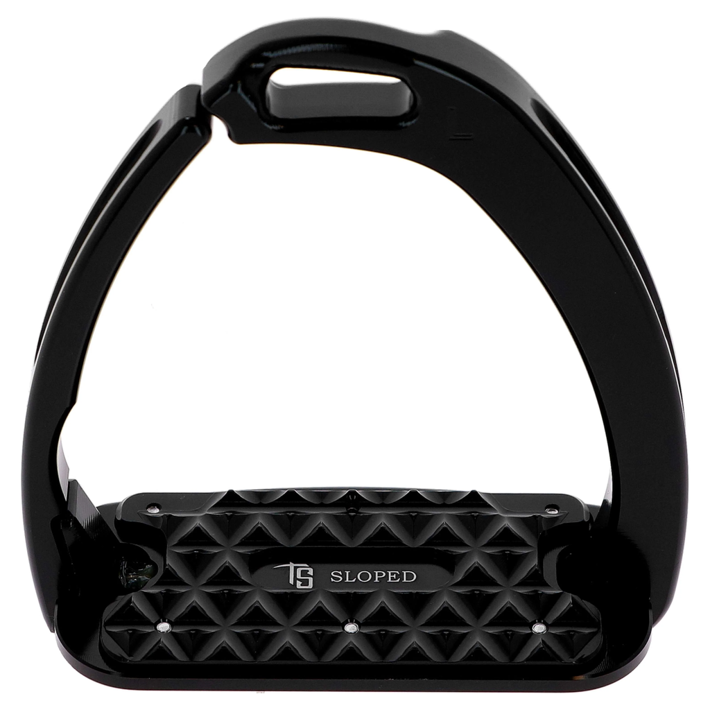 Tech Stirrups Venice Swarovski Sloped Evo Stirrup - Crystal