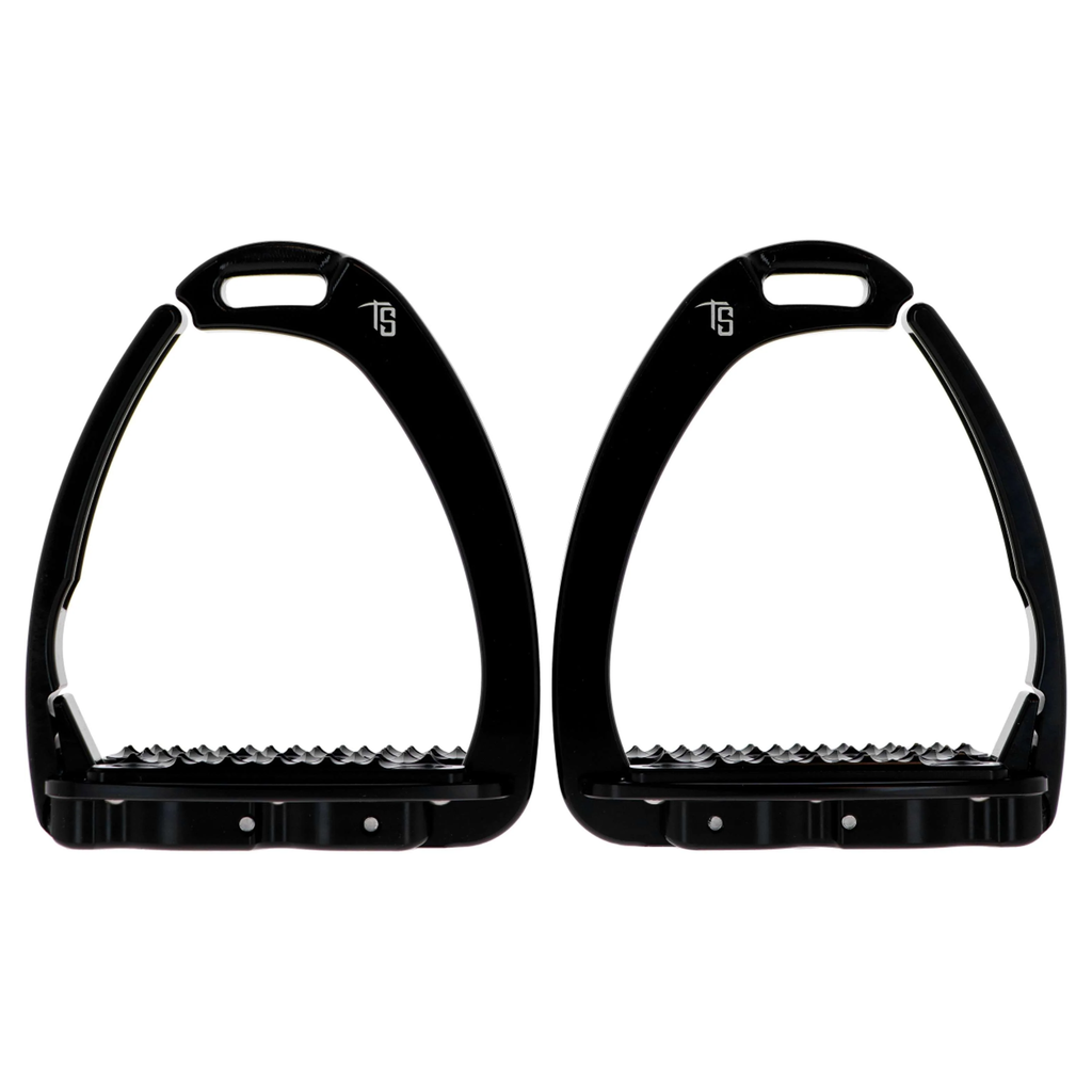 Tech Stirrups Venice Swarovski Sloped Evo Stirrup - Crystal