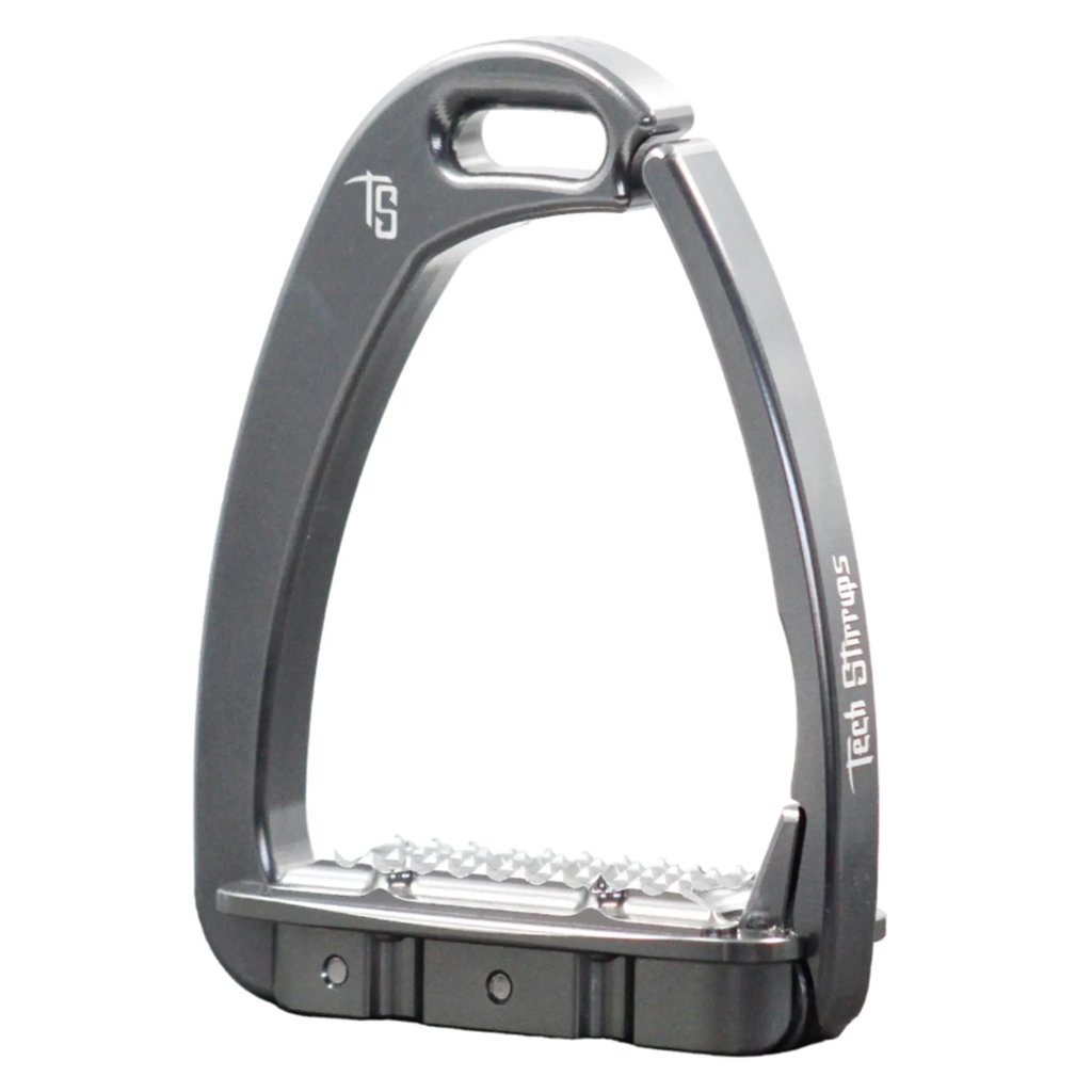 Tech Stirrups Venice Childrens Stirrup - Titanium/Titanium