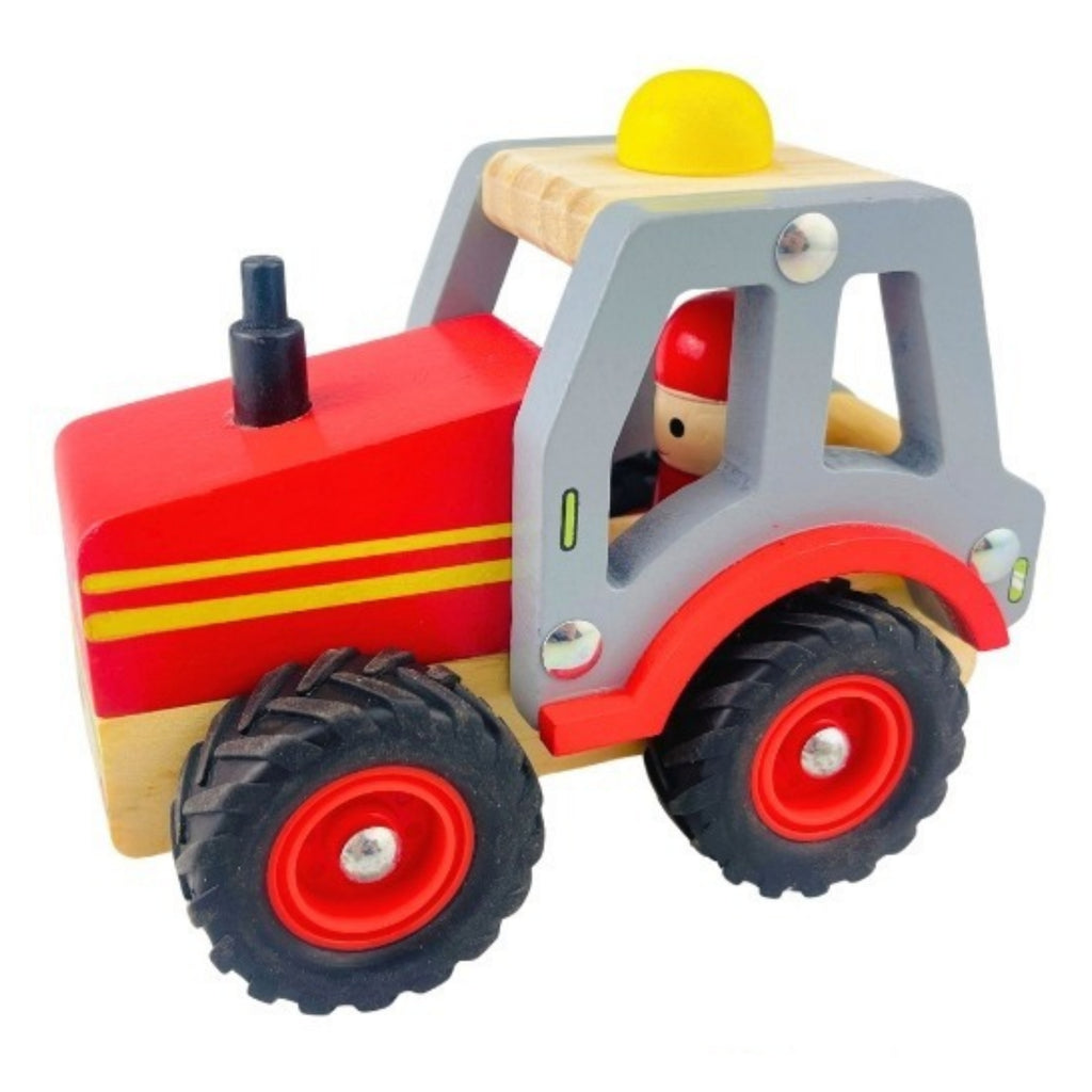 Large Wooden Tractor