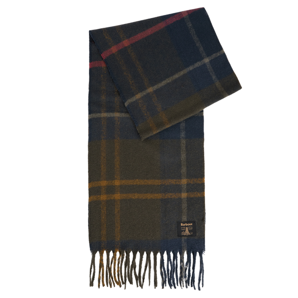 Barbour Yorklane Tartan Scarf - Shadow Classic Tartan