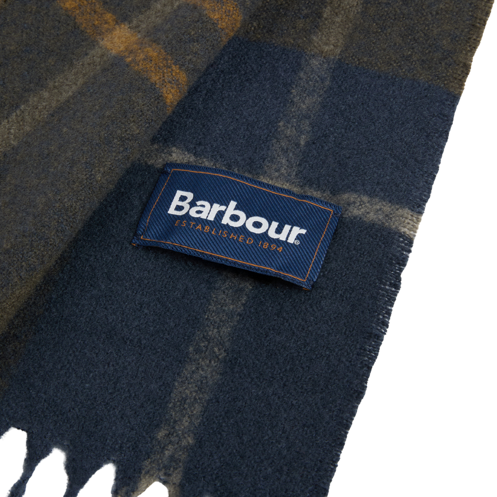 Barbour Yorklane Tartan Scarf - Shadow Classic Tartan