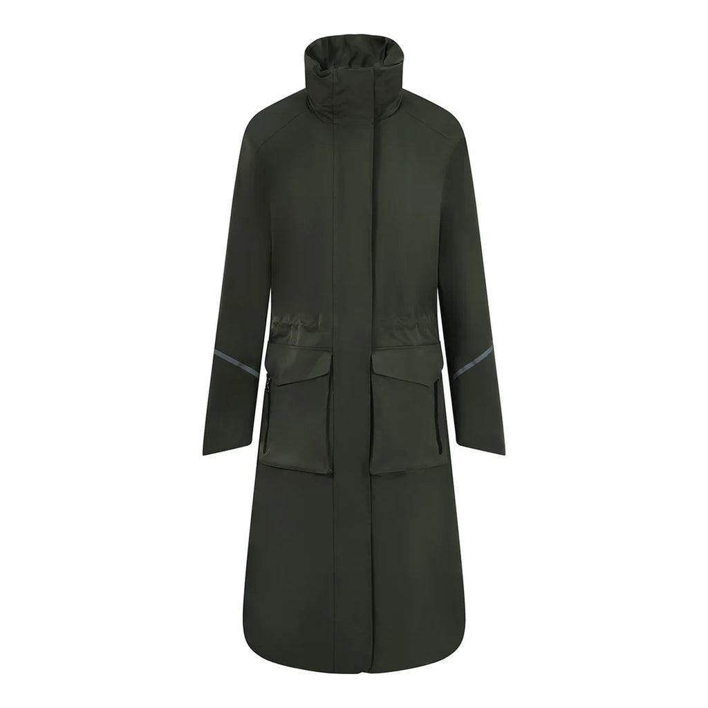 Equetech Ladies Utopia Luxe Waterproof Riding Coat - Alpine Green