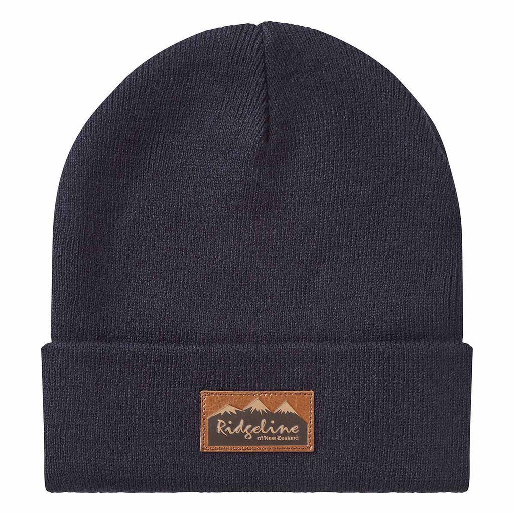 Ridgeline Heritage Fine Knit Beanie - Navy