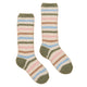 Joules Girls Fluffy Socks - Cream Stripe