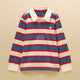 Joules Boys Rugby Shirt - Red/Blue