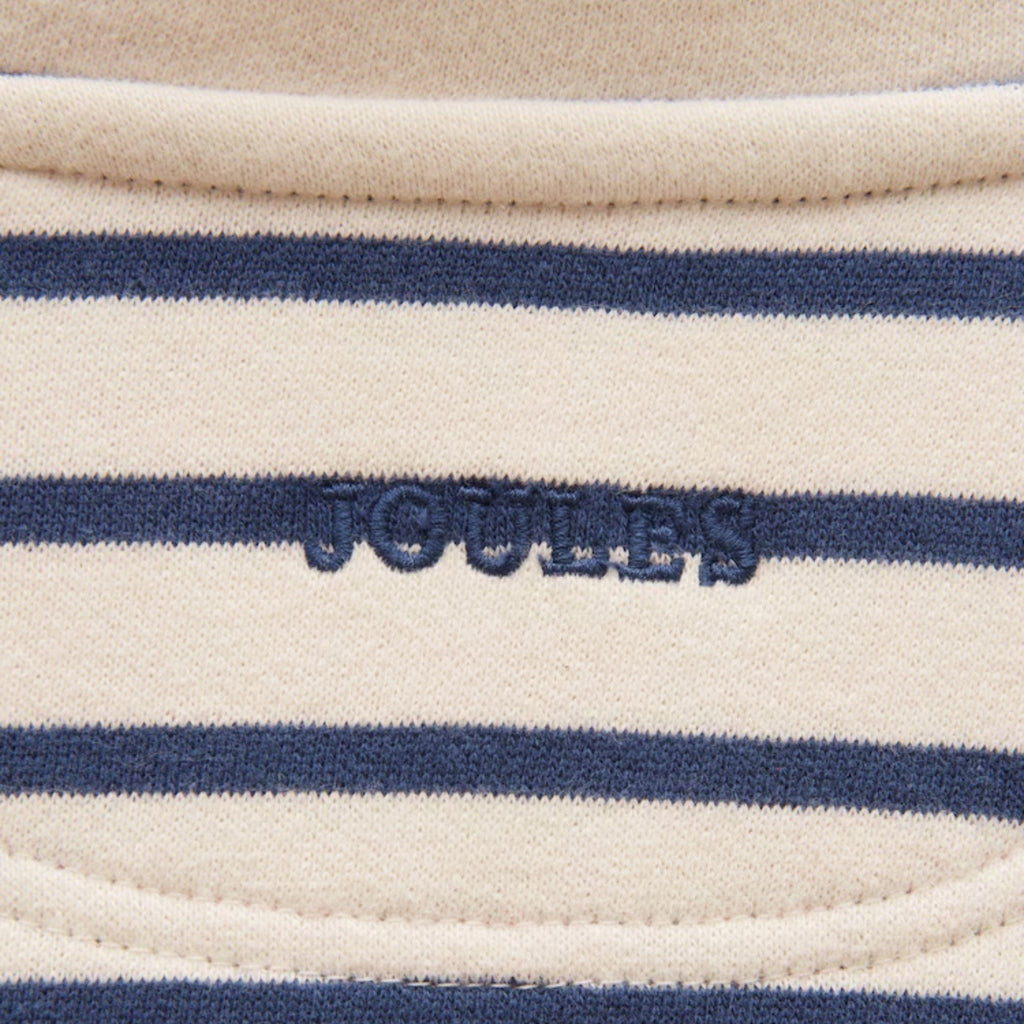 Joules Girls Kennedy 1/4 Zip Sweatshirt - Navy/White