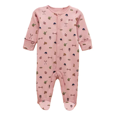 Joules Razamataz Babygrow - Pink Horse