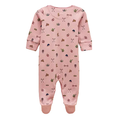 Joules Razamataz Babygrow - Pink Horse
