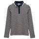 Joules Ladies Fairfield Polo Shirt - Navy/Oat Marl