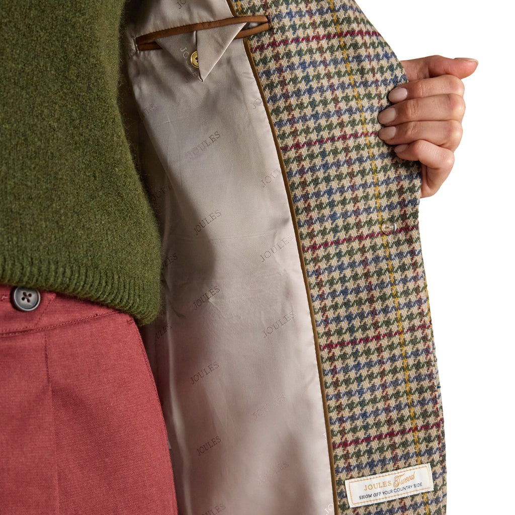 Joules Ladies Hackamore Tweed Blazer - Elton Tweed