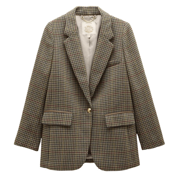 Joules Ladies Hackamore Tweed Blazer - Elton Tweed