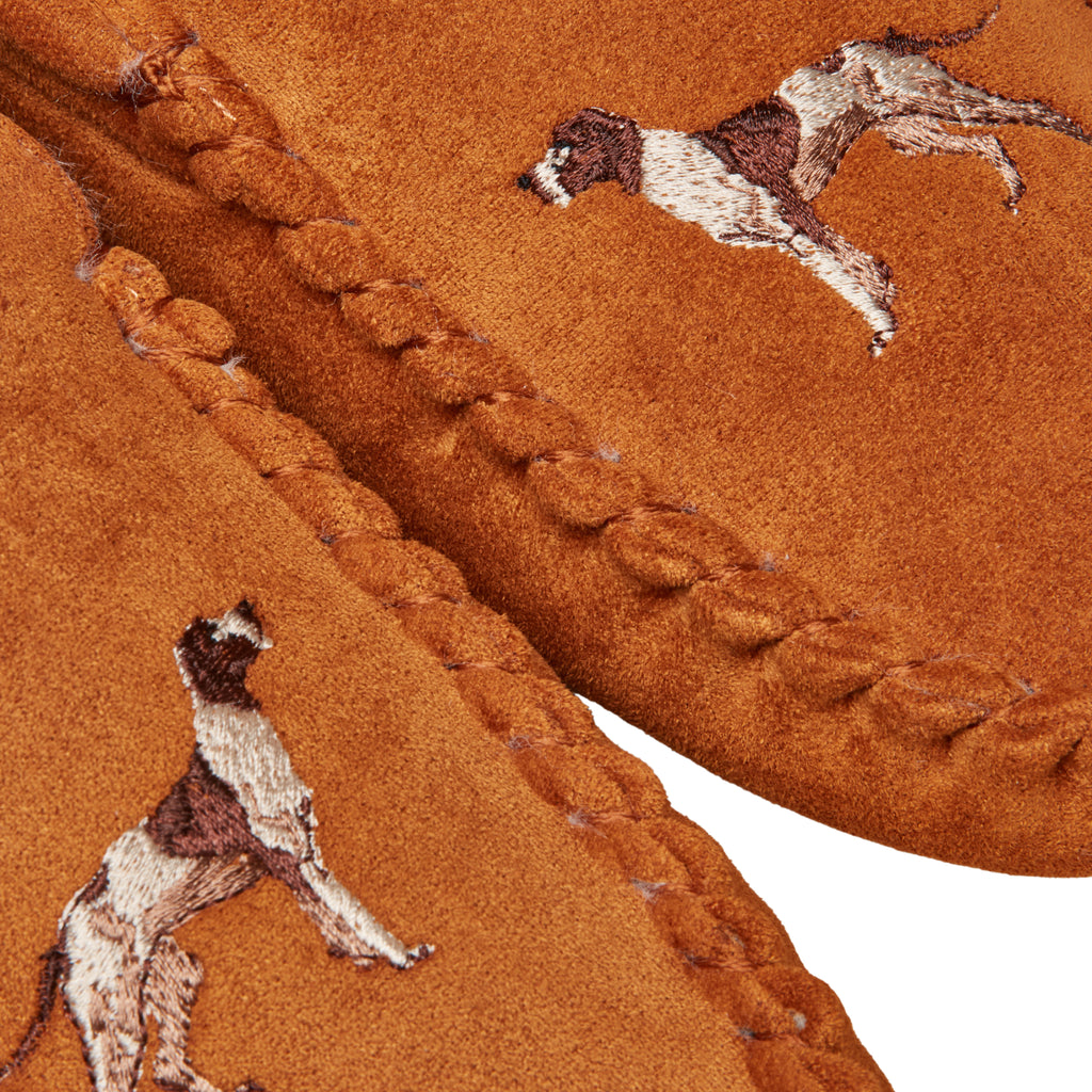 Joules Mens Moccasin Slipper - Tan Brown