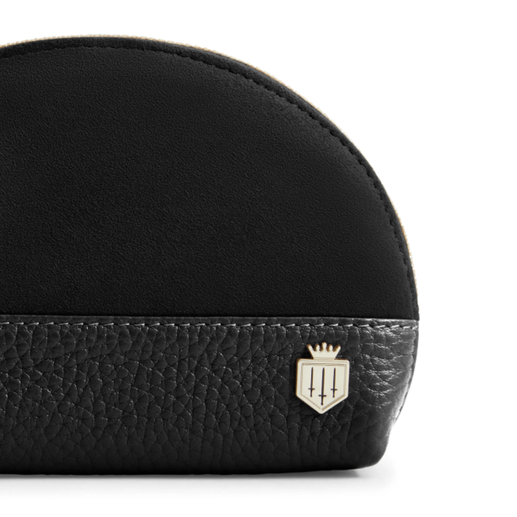 Fairfax and Favor Chiltern Coin Purse - Black Suede