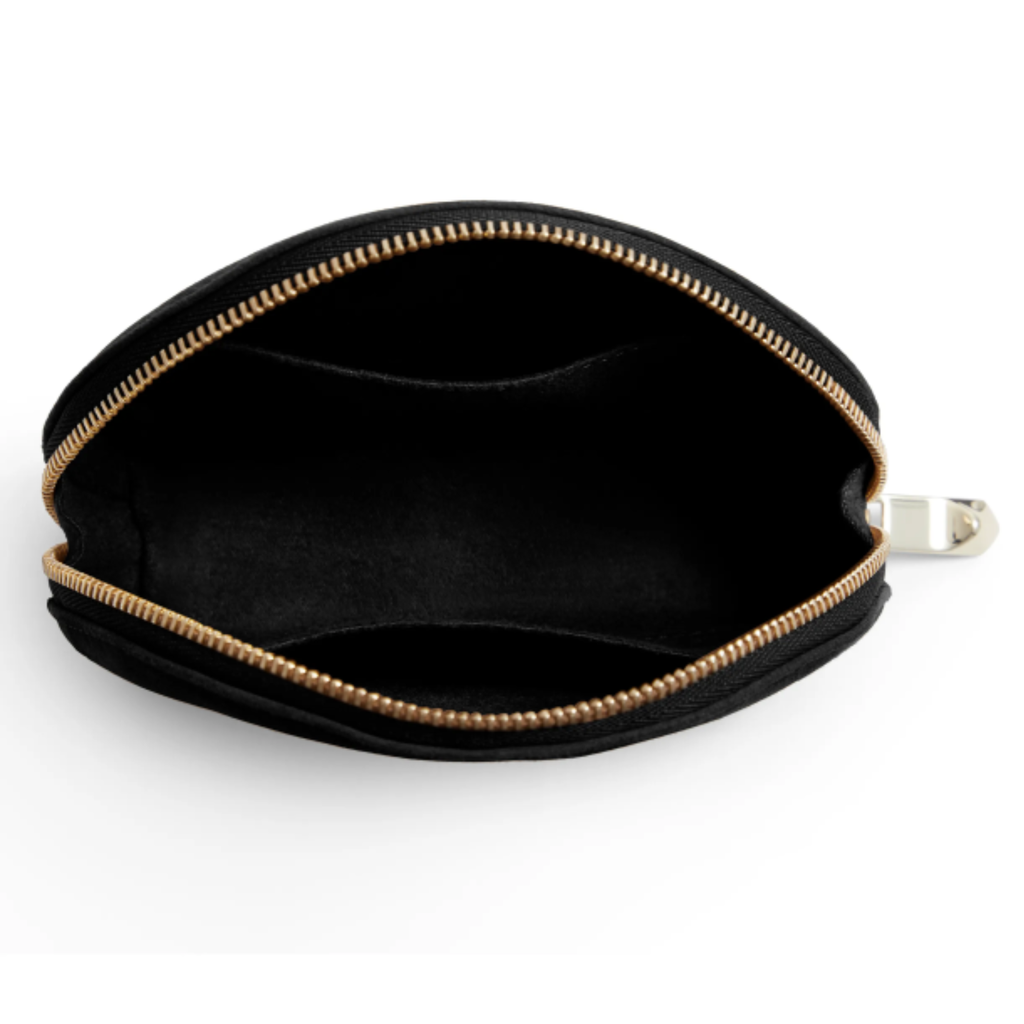 Fairfax and Favor Chiltern Coin Purse - Black Suede
