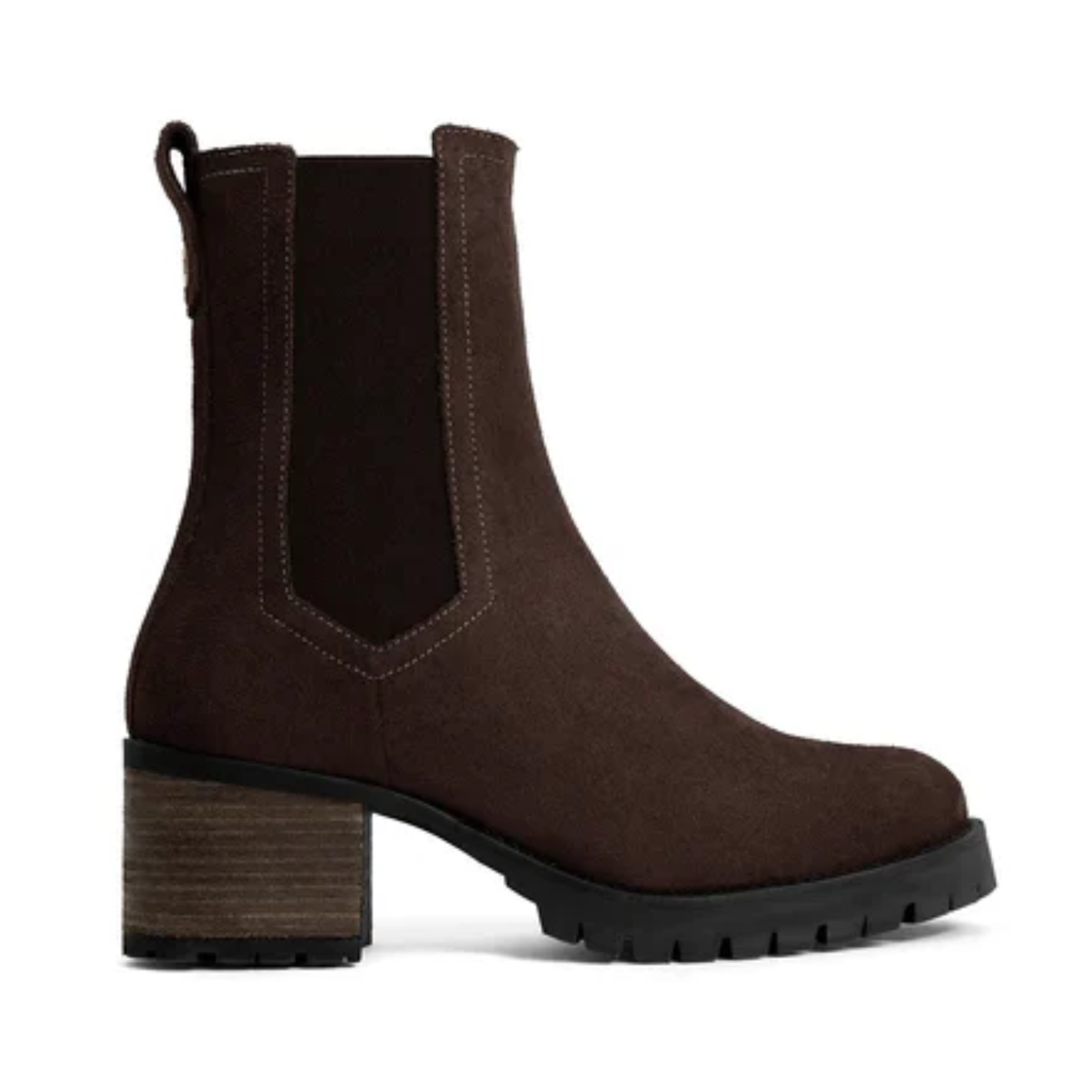 Fairfax & Favor Ladies Heeled Boudica - Chocolate Suede