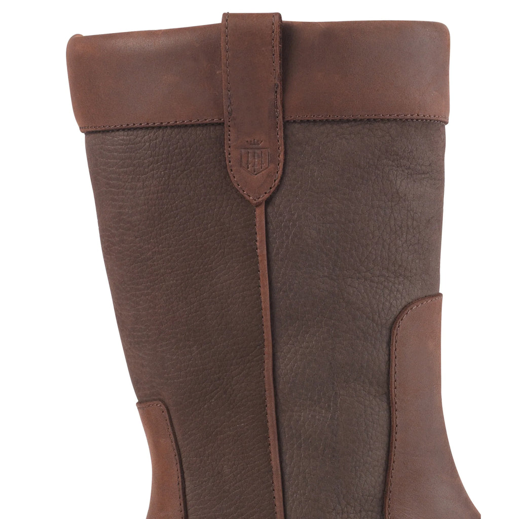 Fairfax & Favor Ladies Burghley Mid Calf Boot - Mahogany Leather