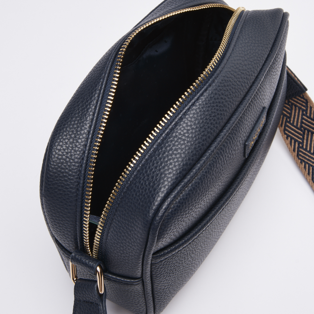 Joules Trent Curve Bag - Navy