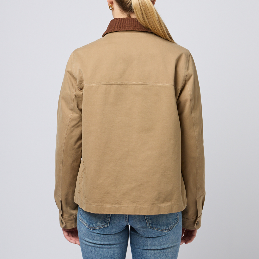 Joules Ladies Barn Jacket - Tan Brown