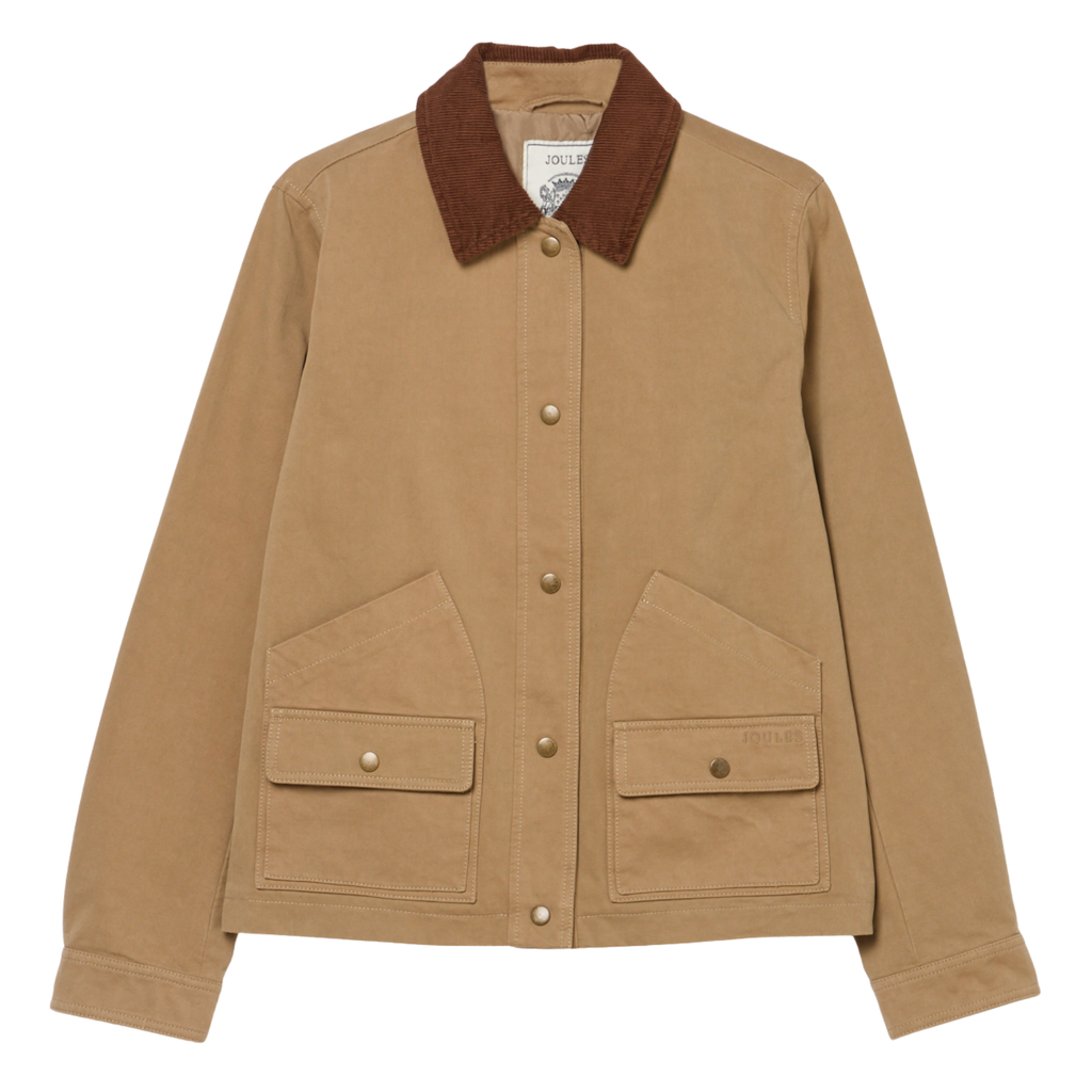 Joules Ladies Barn Jacket - Tan Brown