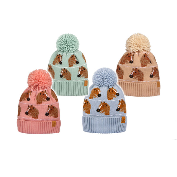 Bartleby Waterproof Bobble Hat - Horse