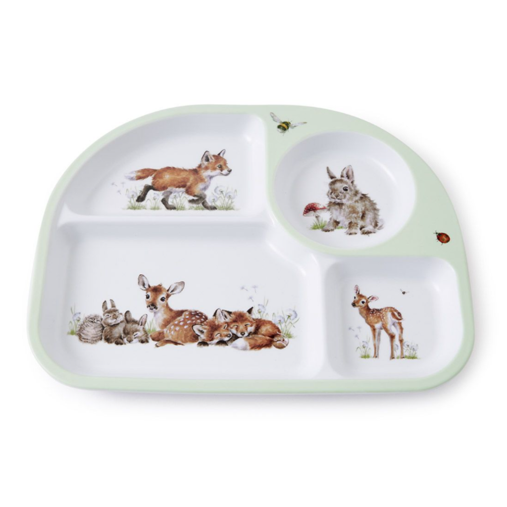 Wrendale Little Wren Divided Plate And Bowl Set