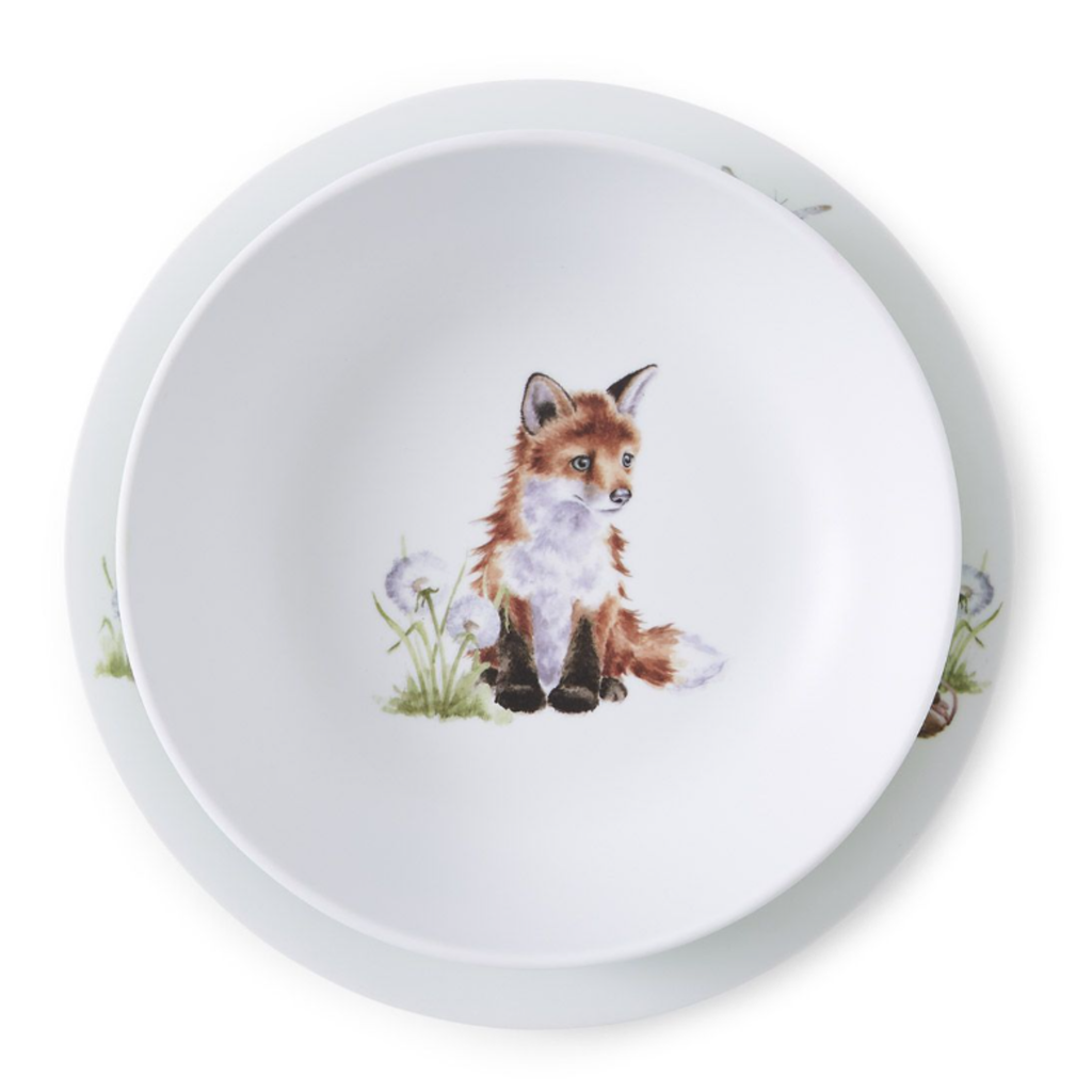 Wrendale Little Wren Plate And Bowl Set