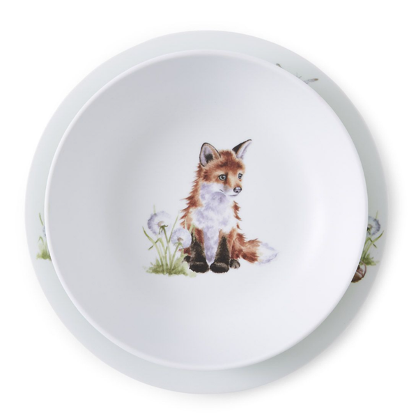 Wrendale Little Wren Plate And Bowl Set