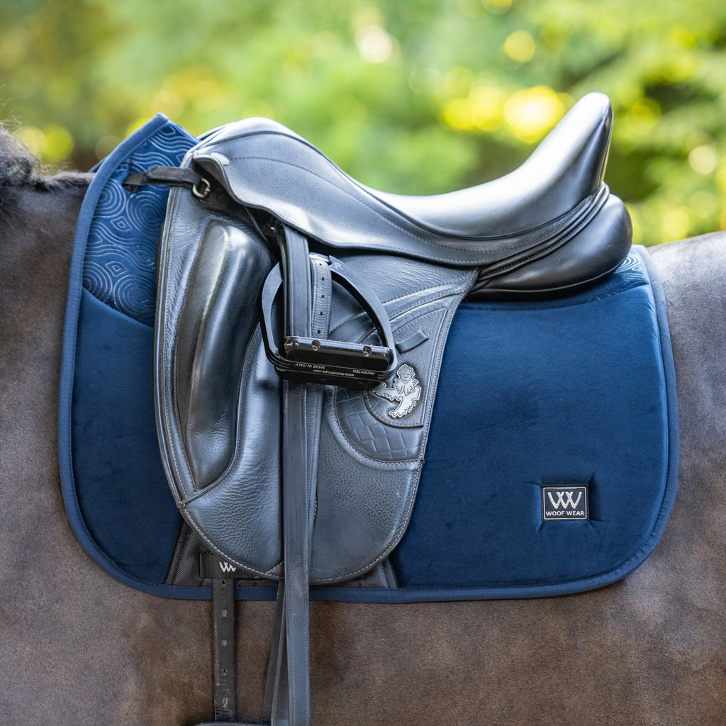 Woof Wear Elite Comfort Dressage Saddle Pad - Navy