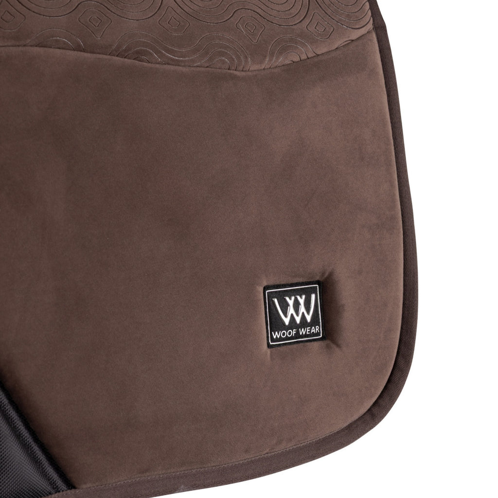 Woof Wear Elite Comfort Close Contact Saddle Pad - Chocolate