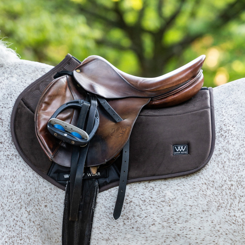Woof Wear Elite Comfort Close Contact Saddle Pad - Chocolate