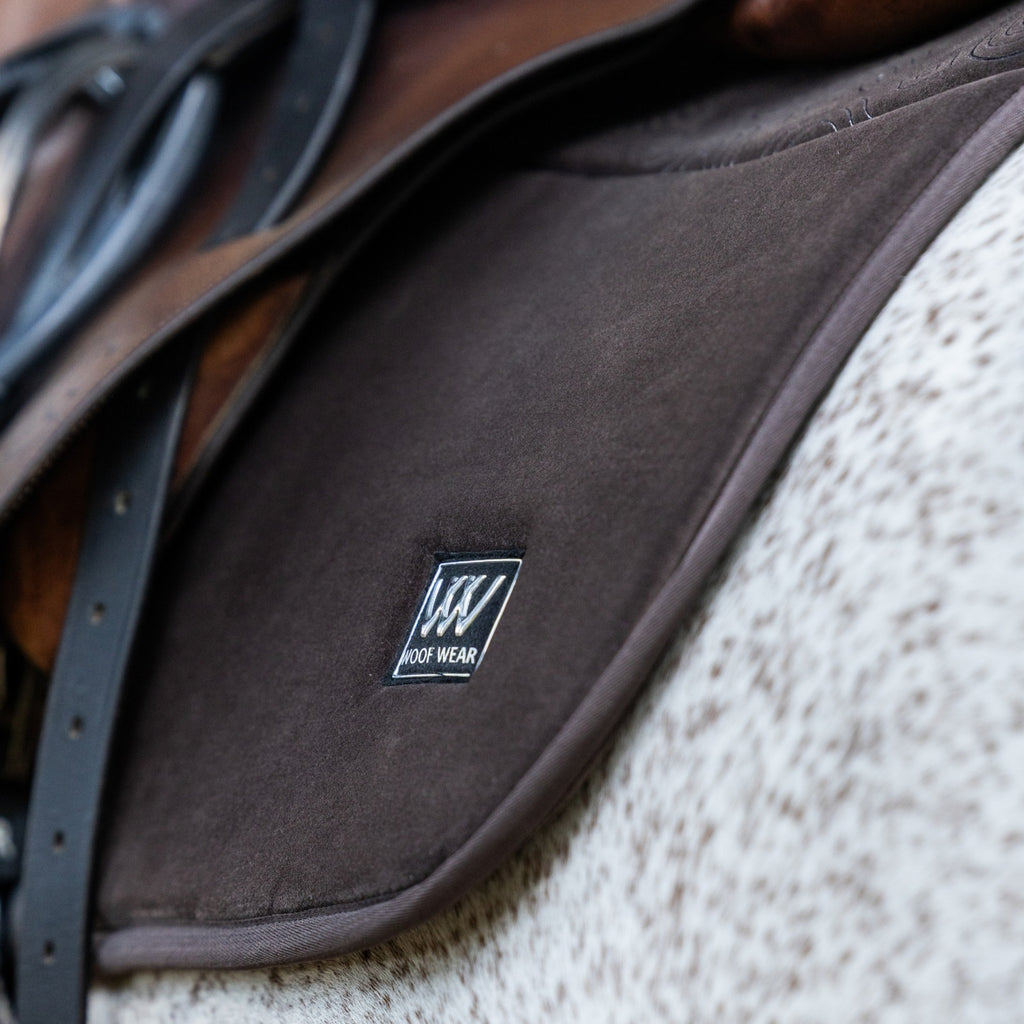 Woof Wear Elite Comfort Close Contact Saddle Pad - Chocolate