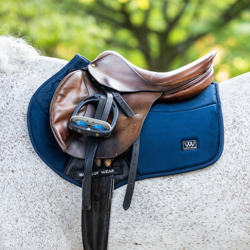 Woof Wear Elite Comfort Close Contact Saddle Pad - Navy