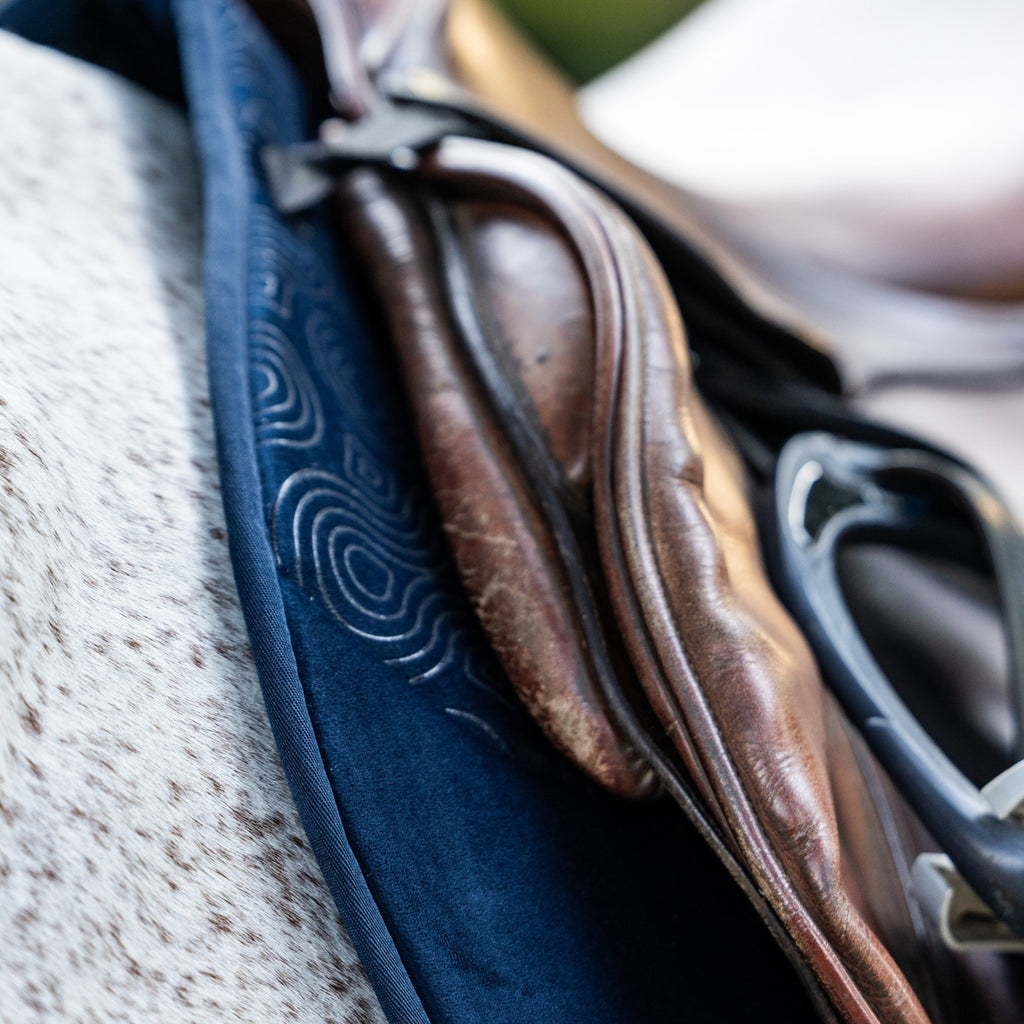 Woof Wear Elite Comfort Close Contact Saddle Pad - Navy