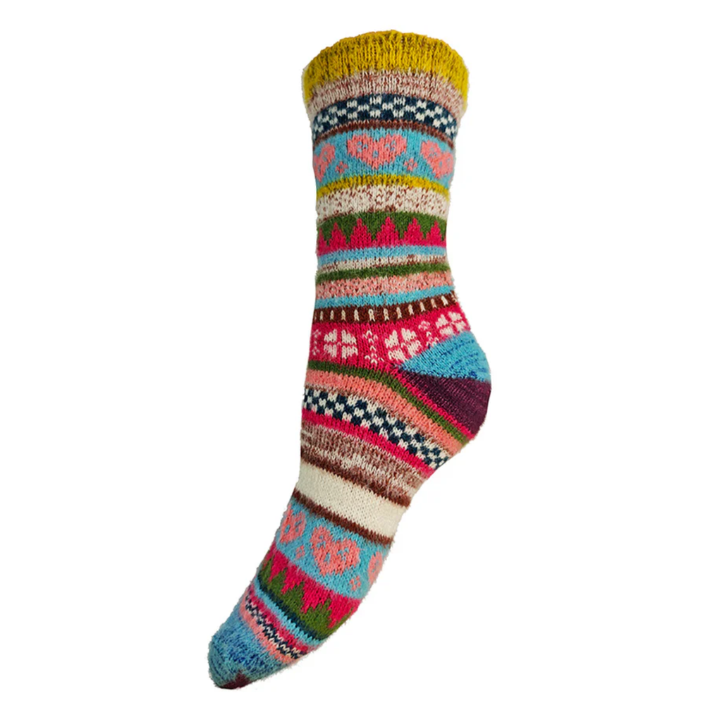 Gemjar Multi Coloured Wool Blend Socks