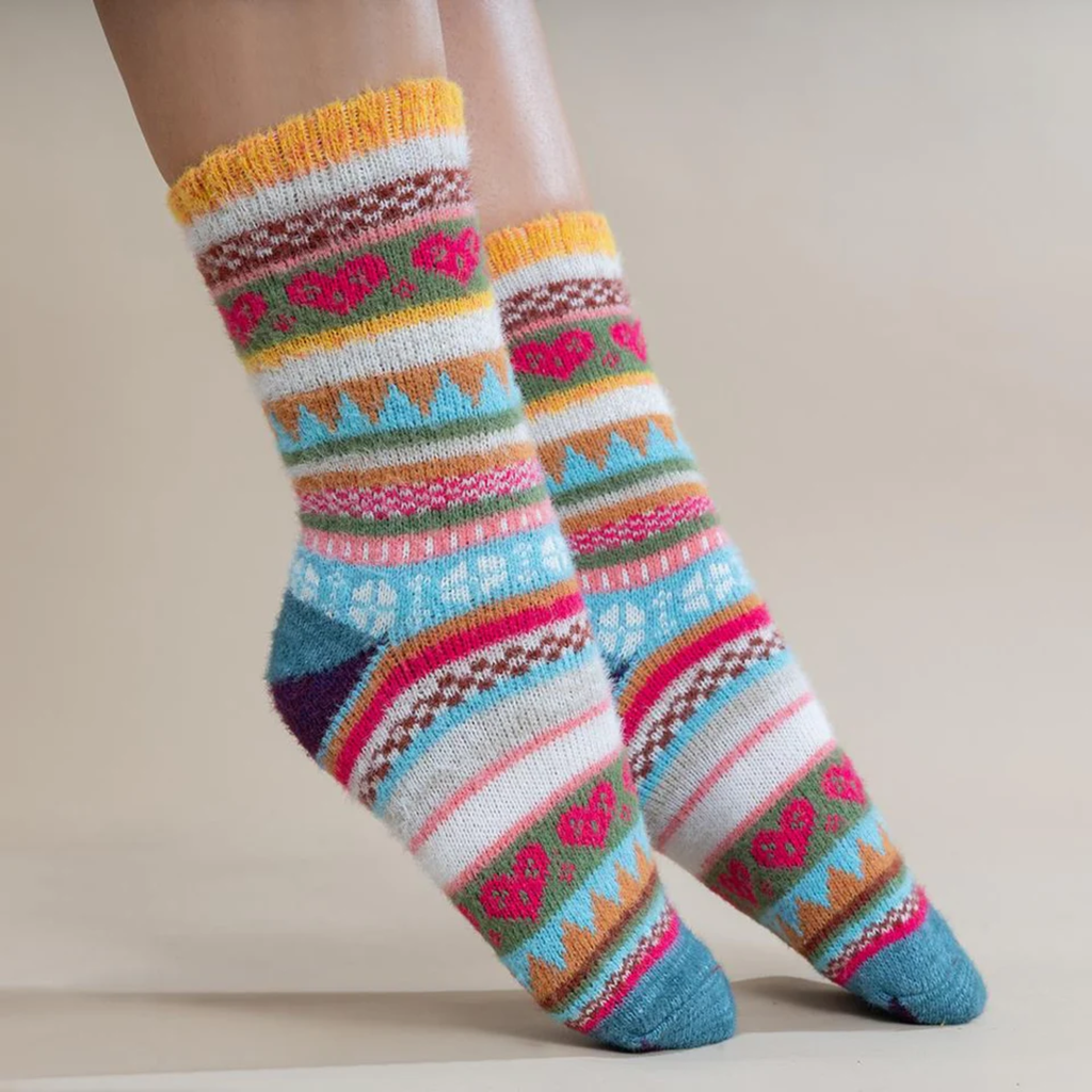 Gemjar Multi Coloured Wool Blend Socks