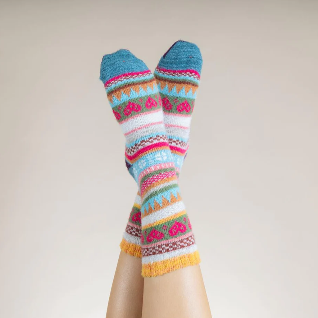 Gemjar Multi Coloured Wool Blend Socks