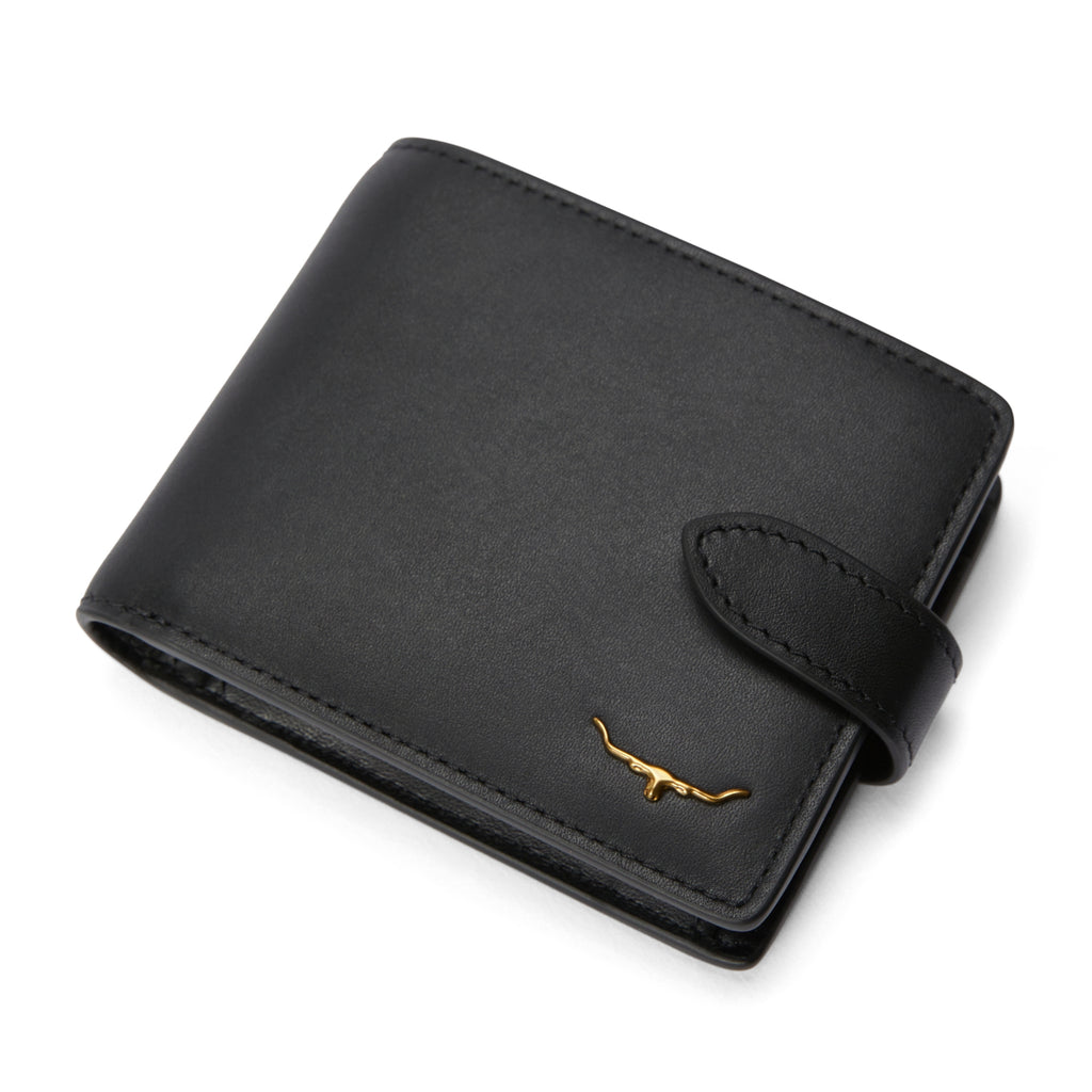 R.M.Williams Wallet with Pocket and Tab - Black