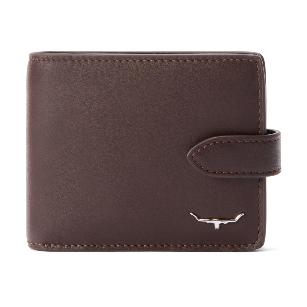 R.M.Williams Wallet with Pocket and Tab - Chestnut