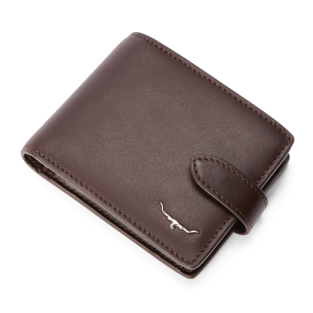R.M.Williams Wallet with Pocket and Tab - Chestnut