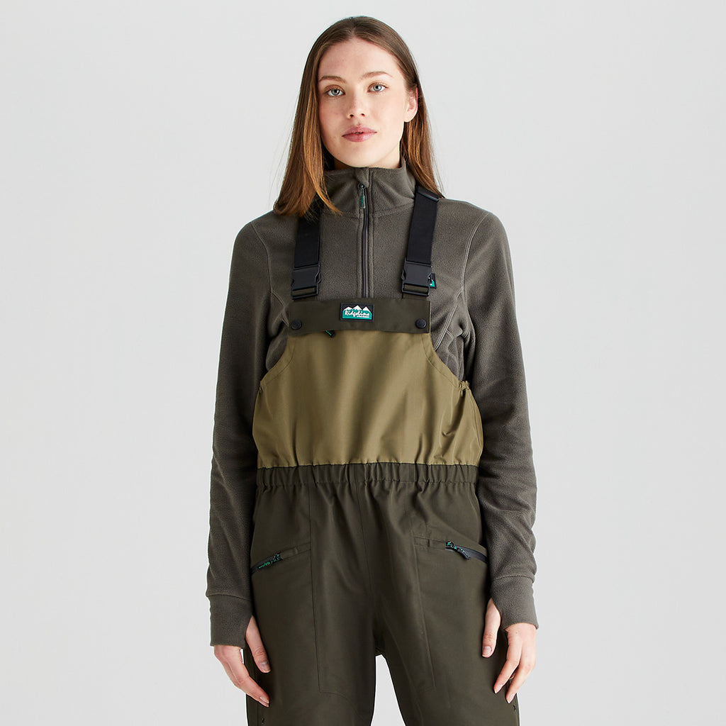 Ridgeline Ladies Agri Pro Bib & Brace - Deep Forest