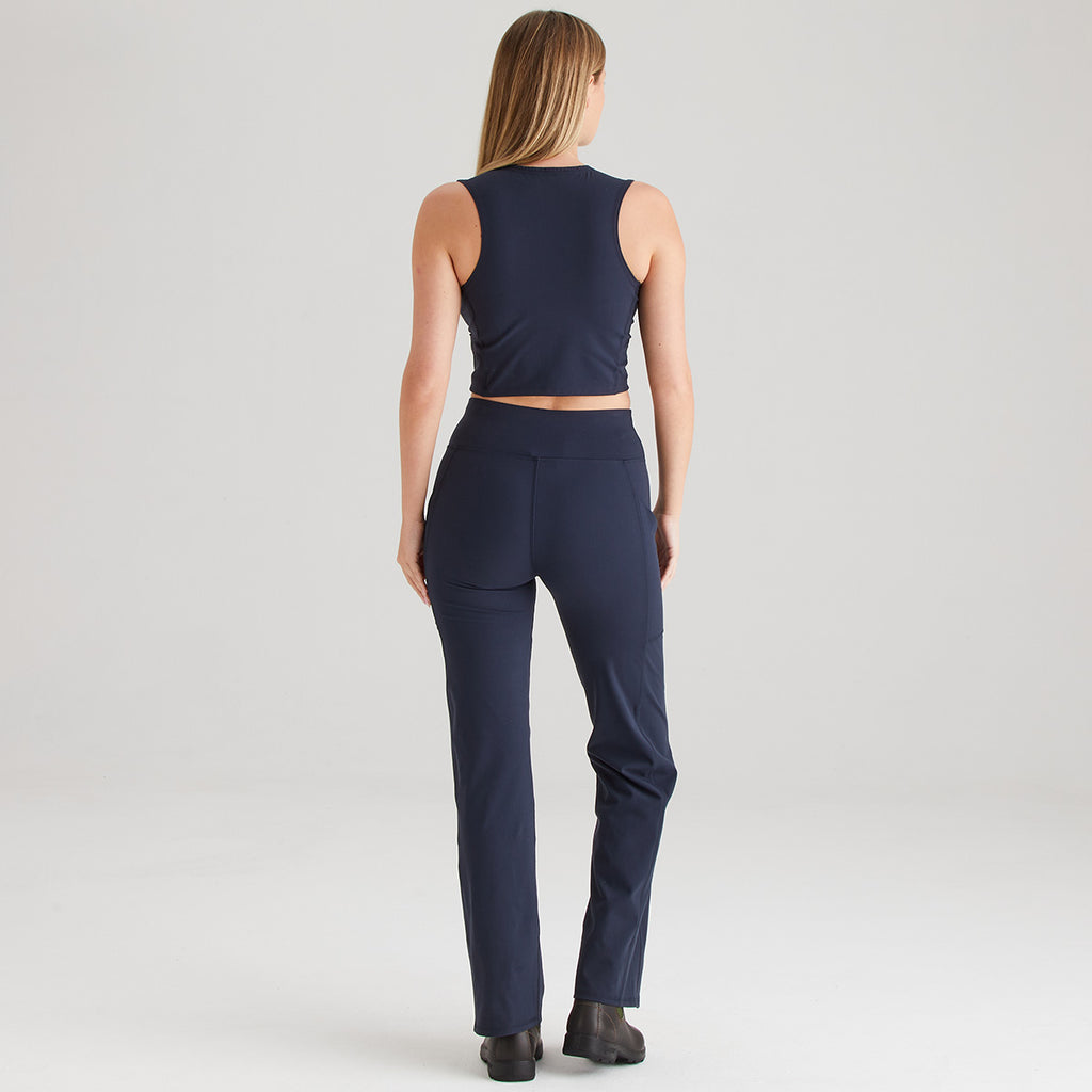 Ridgeline Ladies Infinity Straight Leg Leggings - Navy