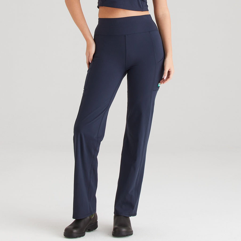 Ridgeline Ladies Infinity Straight Leg Leggings - Navy