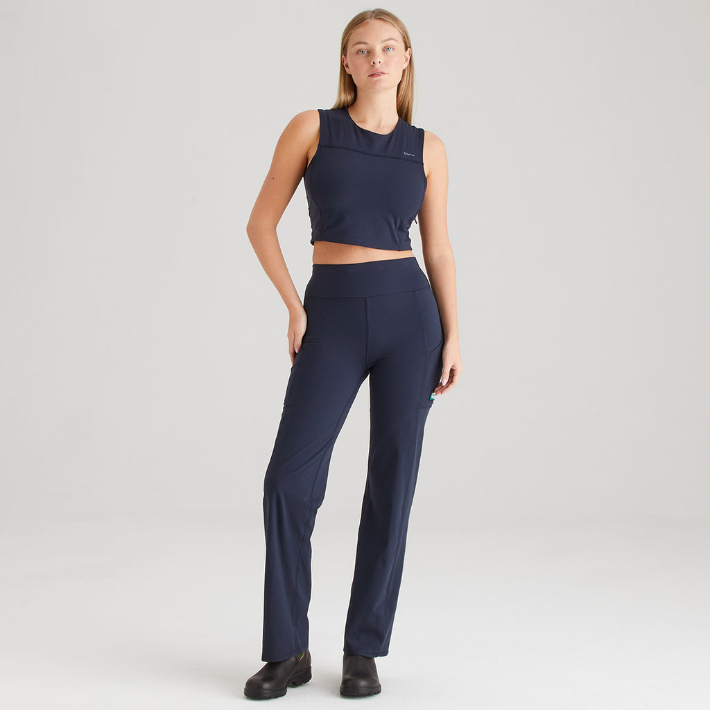 Ridgeline Ladies Infinity Straight Leg Leggings - Navy
