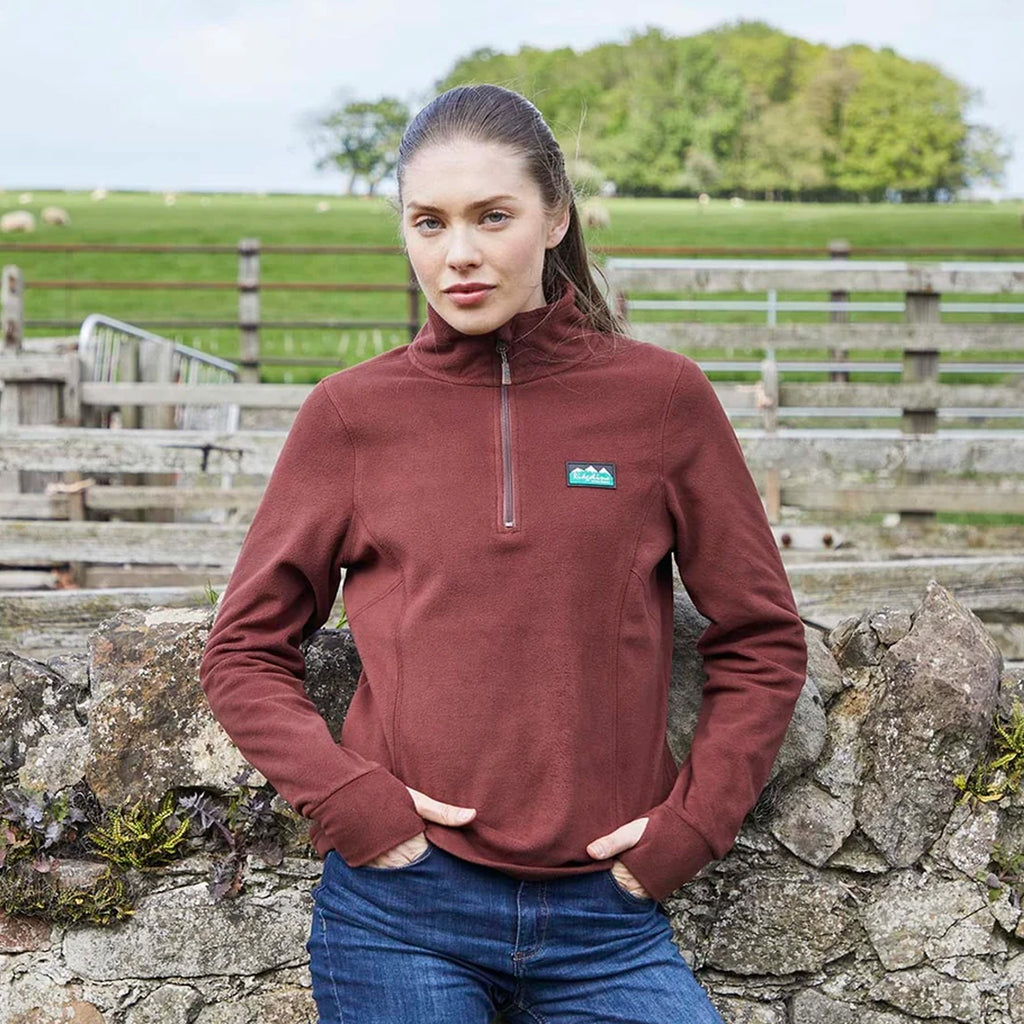 Ridgeline Ladies Narvik Fleece - Oxblood