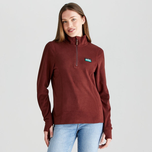 Ridgeline Ladies Narvik Fleece - Oxblood