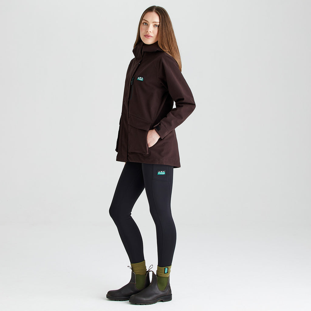 Ridgeline Ladies Rhea Jacket - Deep Bark
