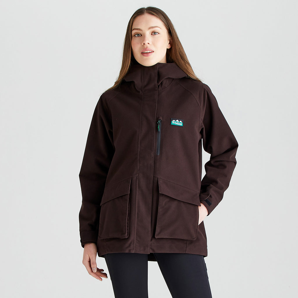 Ridgeline Ladies Rhea Jacket - Deep Bark
