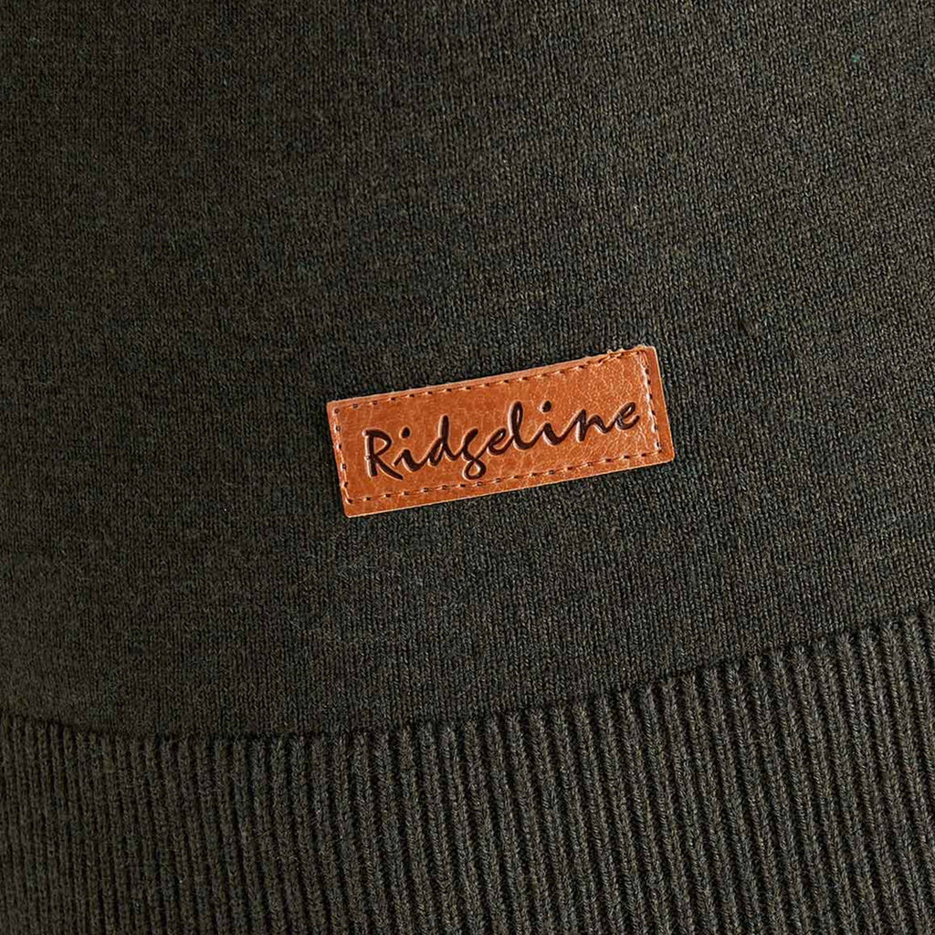 Ridgeline Ladies Melford Knit 1/4 Zip - Deep Forest