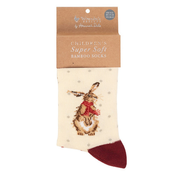 Wrendale Childrens Christmas Sock - Winter Hare